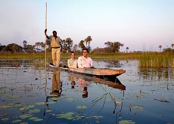 Mokoro ride in the Okavango